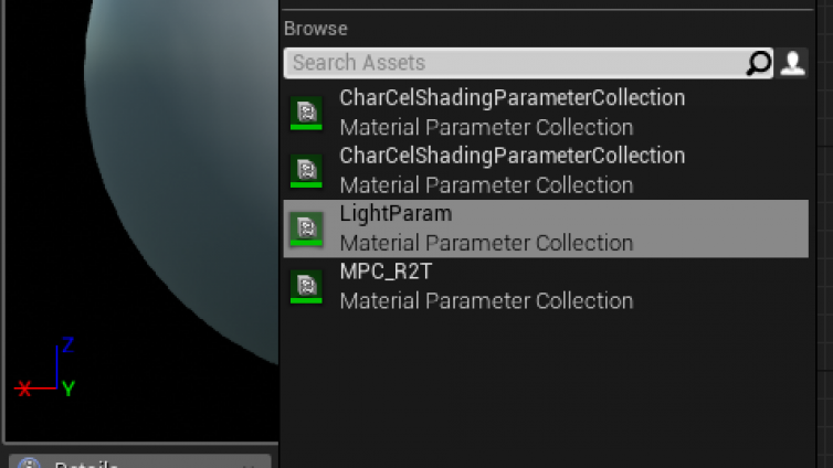 UE4中的Material Parameter Collection